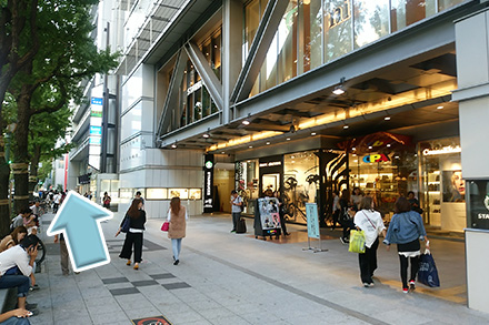 心斎橋駅からのルート